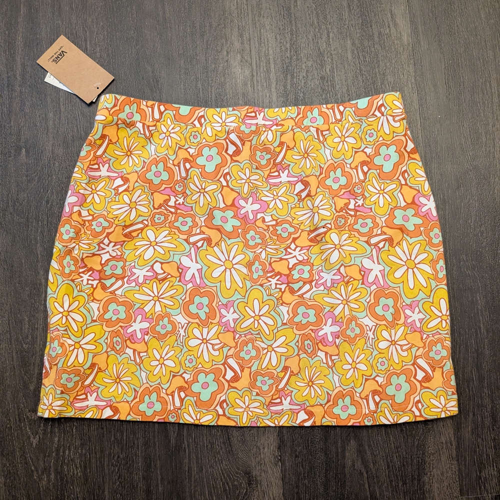 Floral Orange Skirt